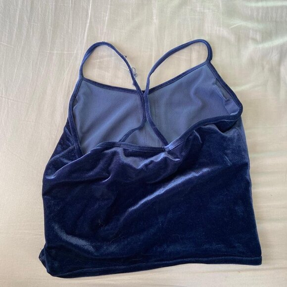 Athleta Velvet Navy Tank Girls XXL - Picture 3 of 3